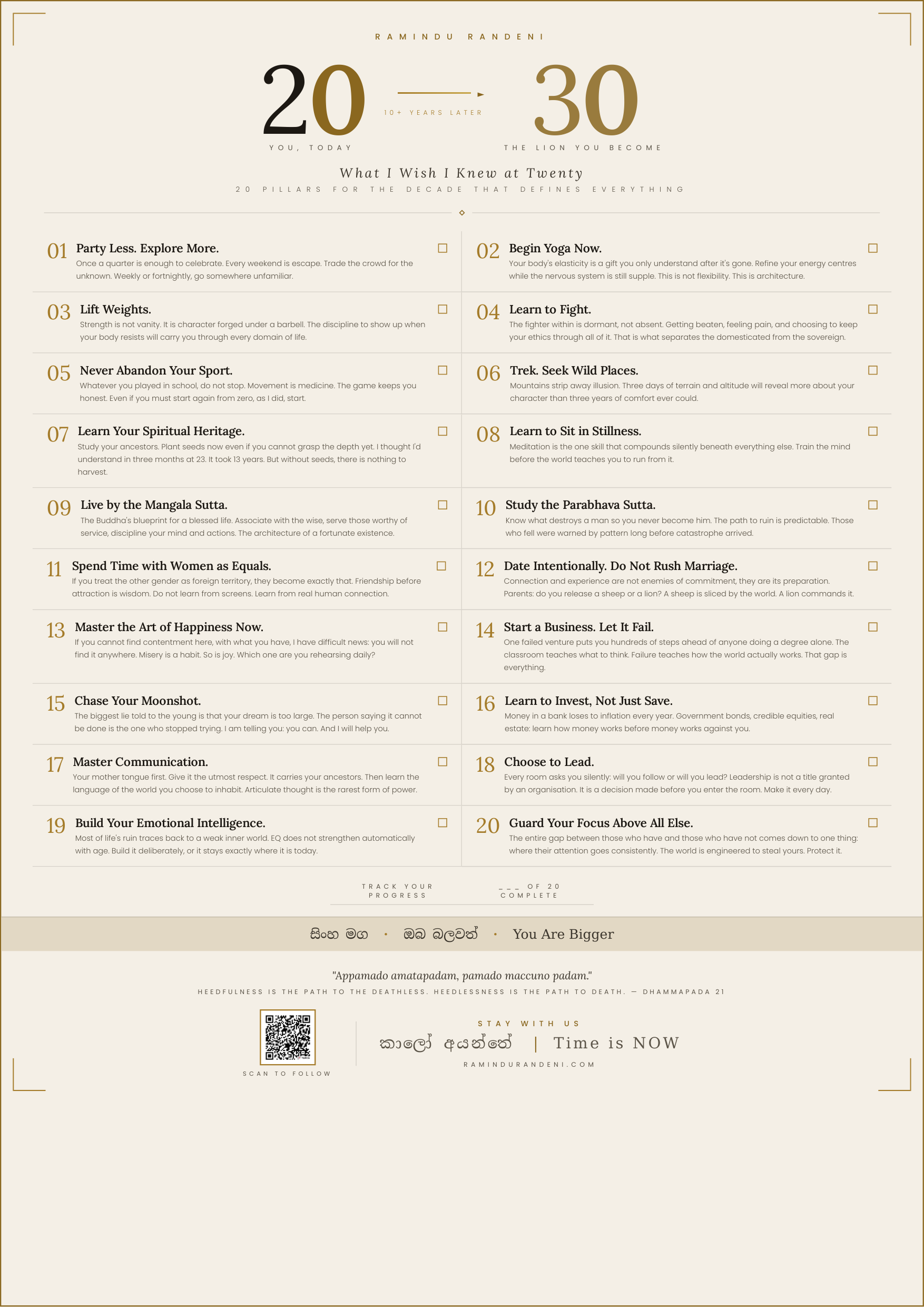 20 Things for 20s PDF Cover